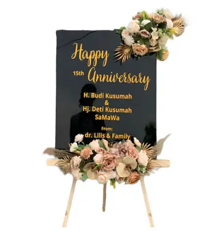 Papan Bunga Akrilik Sawah Lama