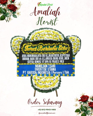 Papan Bunga Duka di Sawah Lama