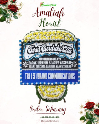 Papan Bunga Duka di Sawah Lama